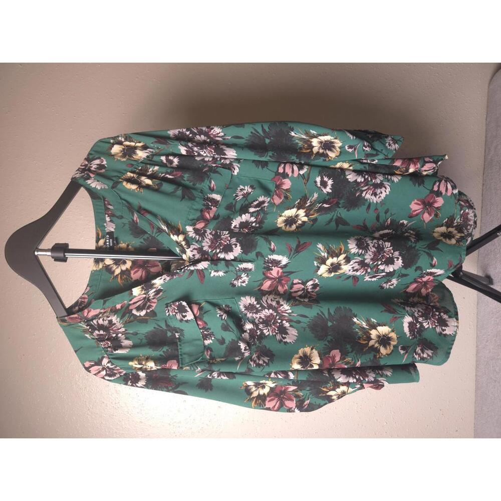 Torrid Harper Floral Long Sleeve Blouse Size 3